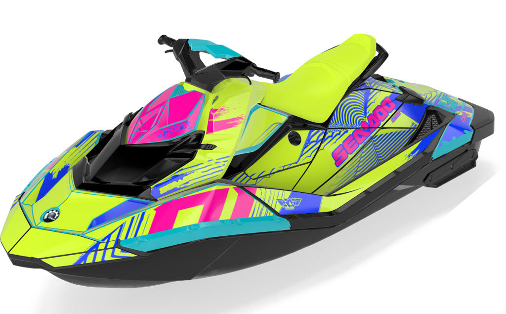 Surge Sea-Doo Spark Graphics Purple Pink Full Coverage