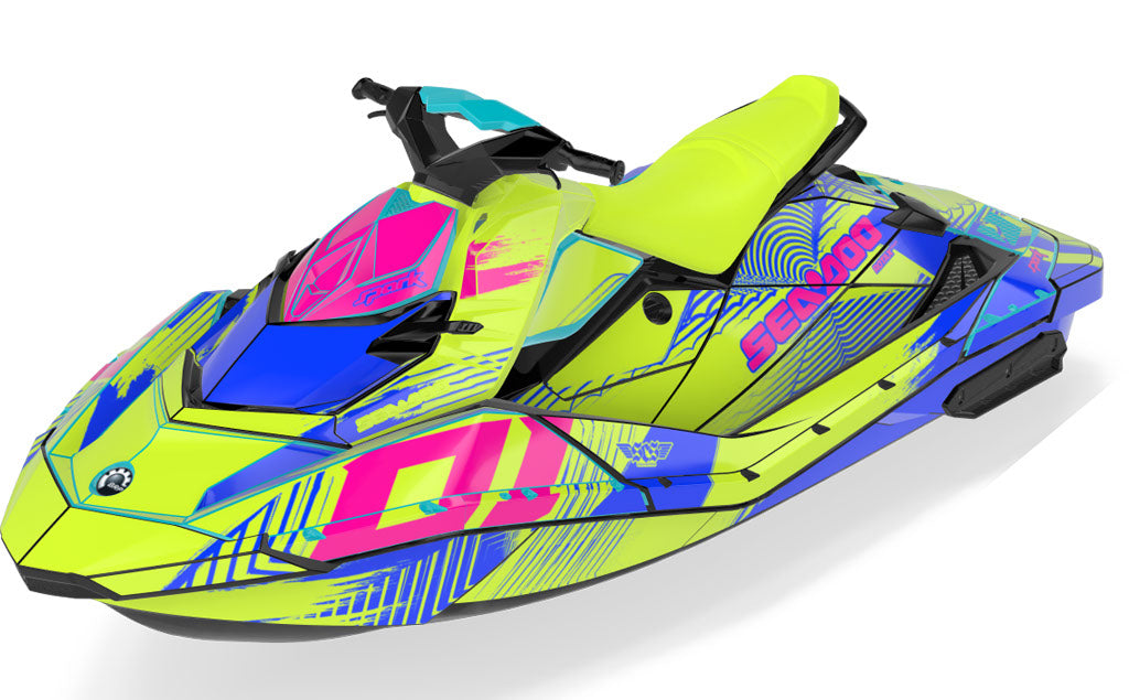 Surge Sea-Doo Spark Graphics Purple Pink Less Coverage