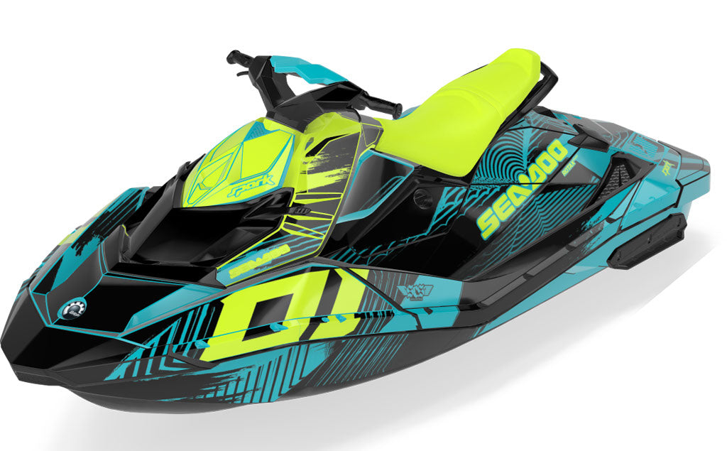 Surge Sea-Doo Spark Graphics Reef Manta Less Coverage