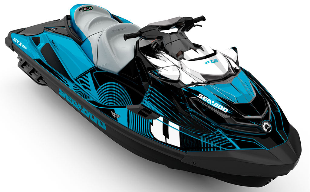 Surge Blue  White Sea-Doo GTX Graphics