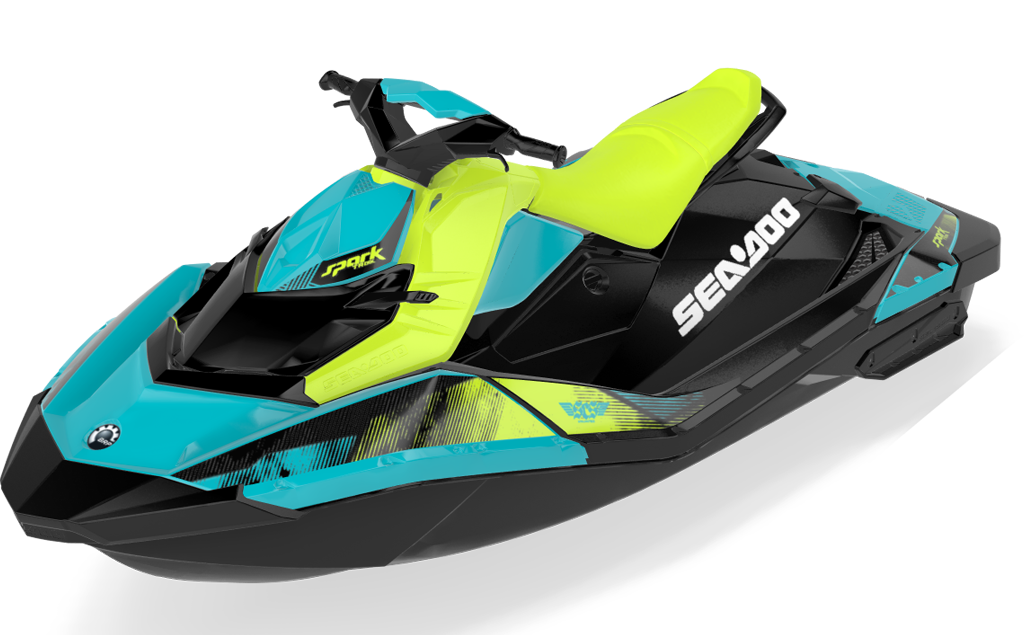 Tally Sea-Doo Spark Graphics Manta Reef Less Coverage