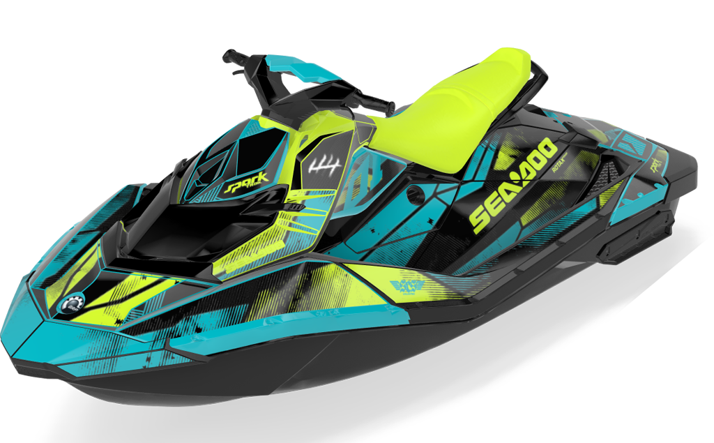 Tally Sea-Doo Spark Graphics Manta Reef Full Coverage