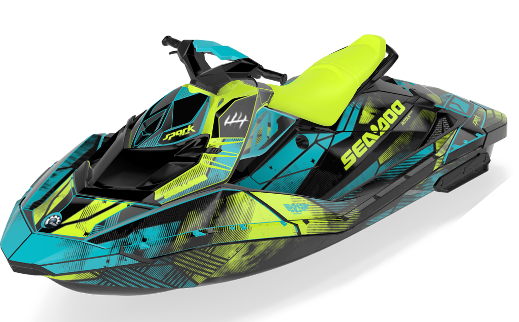 Tally Sea-Doo Spark Graphics Manta Reef Premium Coverage