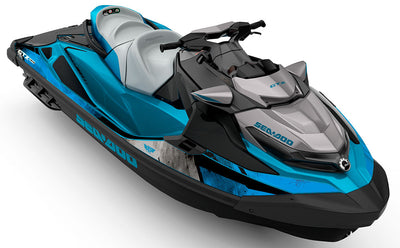 Tally Blue Grey Sea-Doo GTX Graphics