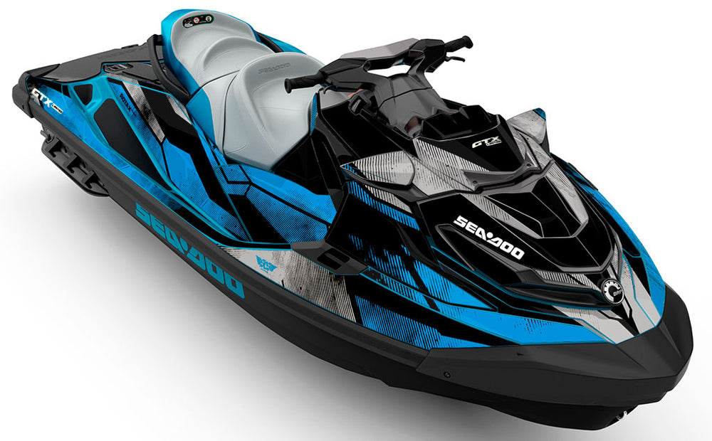 Tally Blue Grey Sea-Doo GTX Graphics
