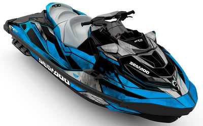Tally Blue Grey Sea-Doo GTX Graphics