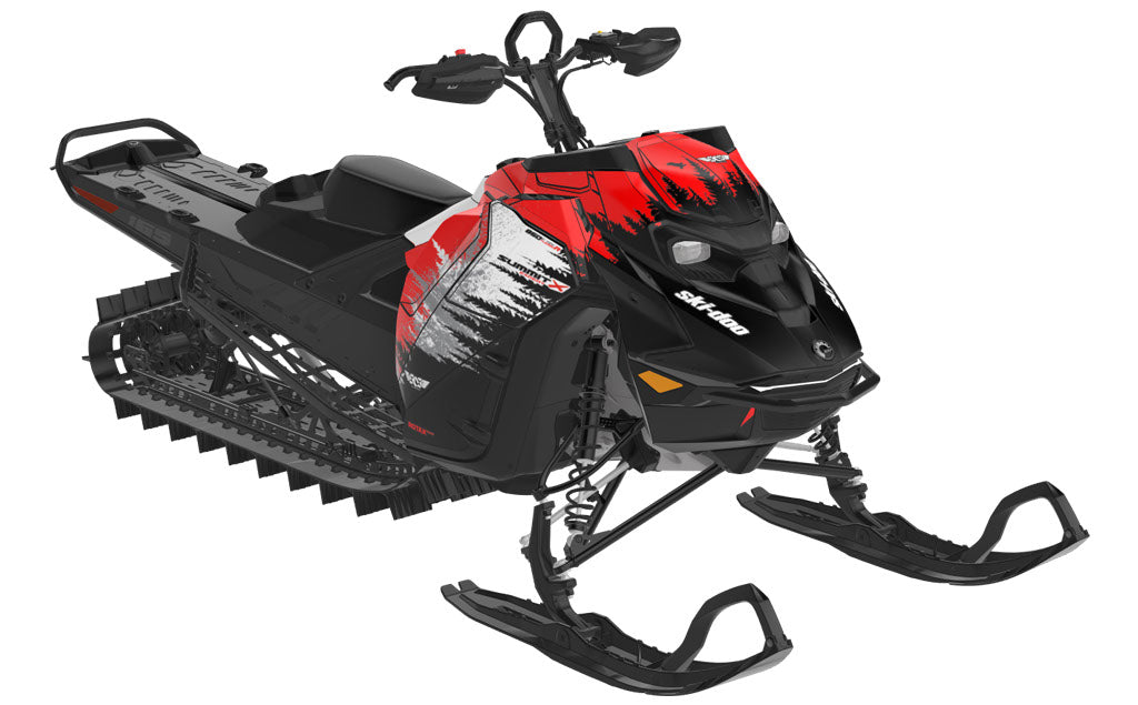 Thrasher Ski-Doo REV Gen5 Sled Wrap Less Coverage