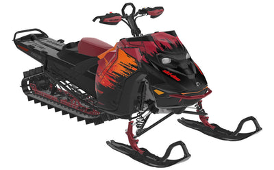 Thrasher Ski-Doo REV Gen5 Sled Wrap Less Coverage