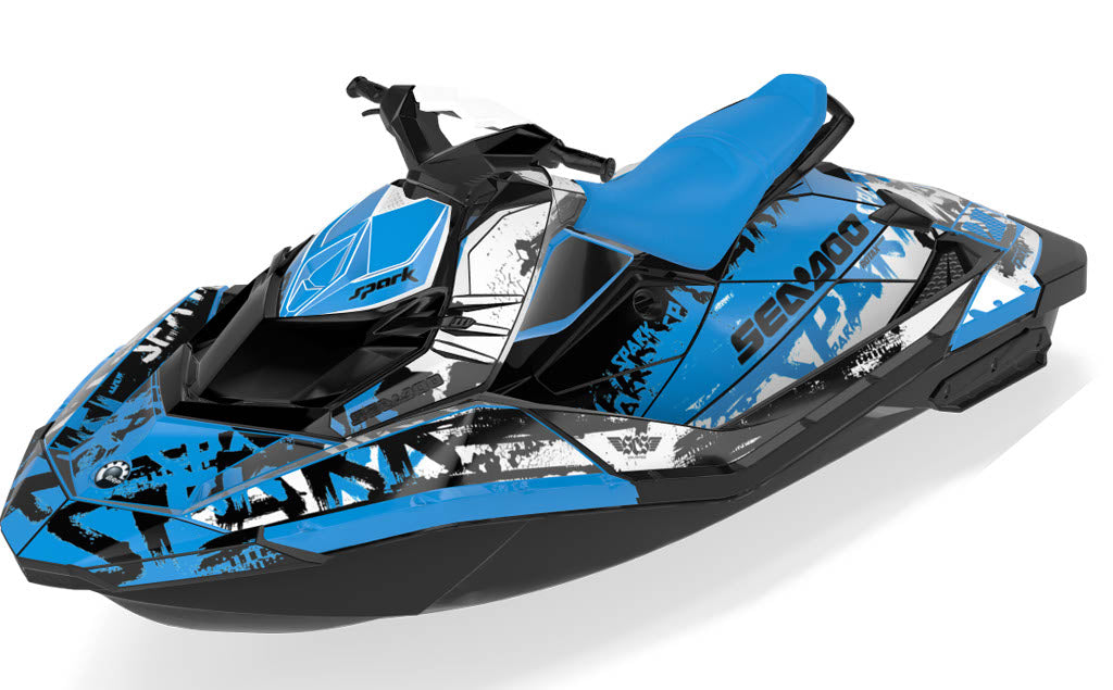 Tomahawk Sea-Doo Spark Graphics Green Manta Full Coverage