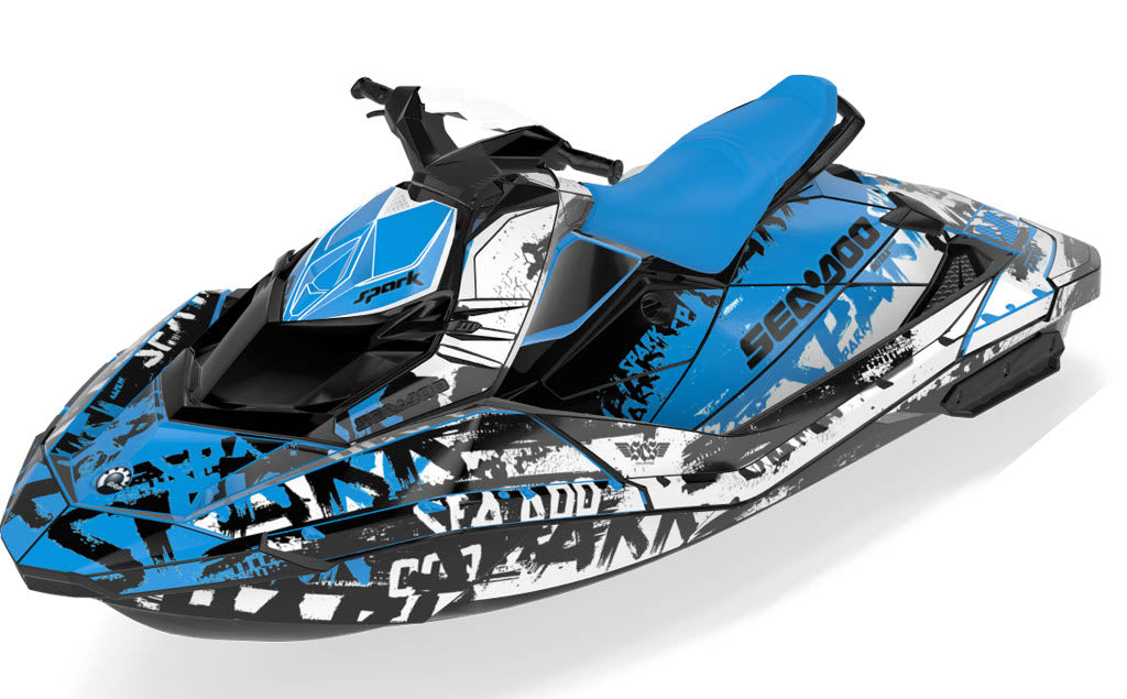 Tomahawk Sea-Doo Spark Graphics Green Manta Premium Coverage