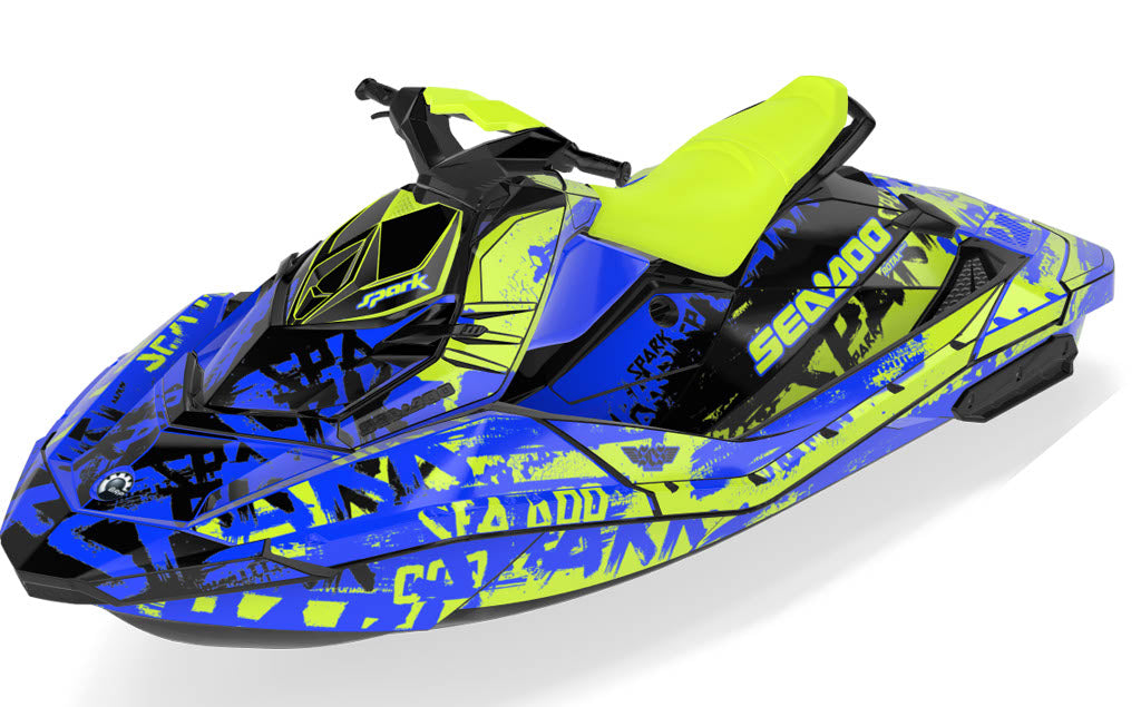 Tomahawk Sea-Doo Spark Graphics Manta Reef Premium Coverage