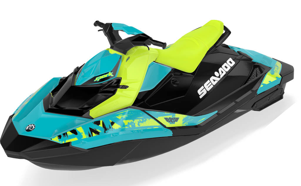 Tomahawk Sea-Doo Spark Graphics Manta Reef Max Coverage