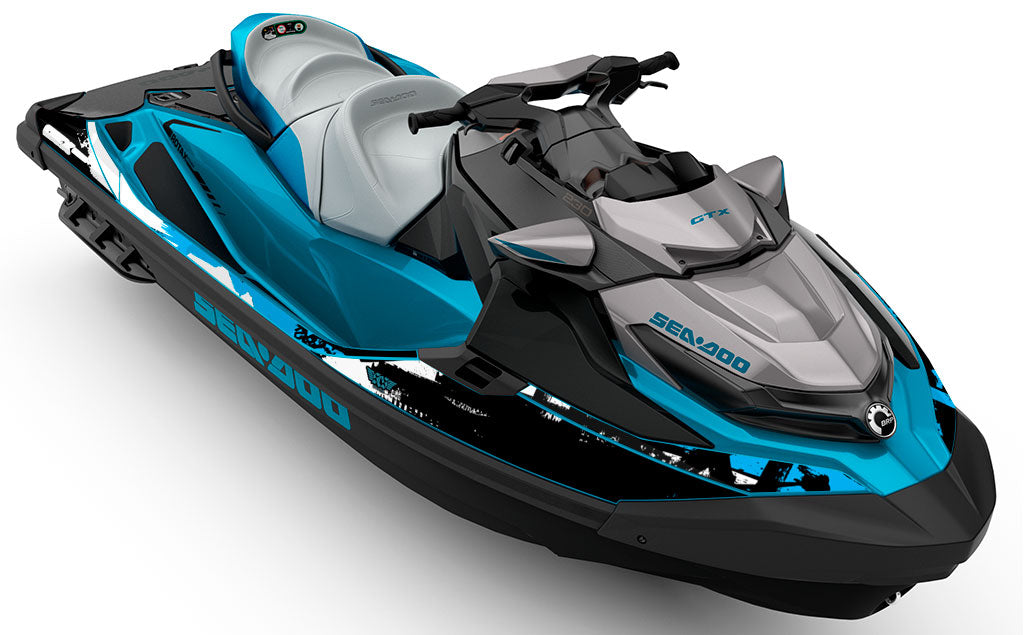 Tomahawk Blue Black Sea-Doo GTX Graphics