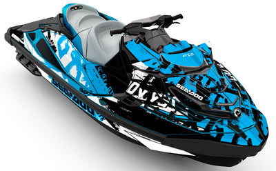 Tomahawk Blue Black Sea-Doo GTX Graphics