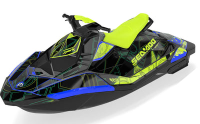 Torn Sea-Doo Spark Graphics Reef Red Premium Coverage