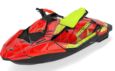 Torn Sea-Doo Spark Graphics Manta Black Premium Coverage