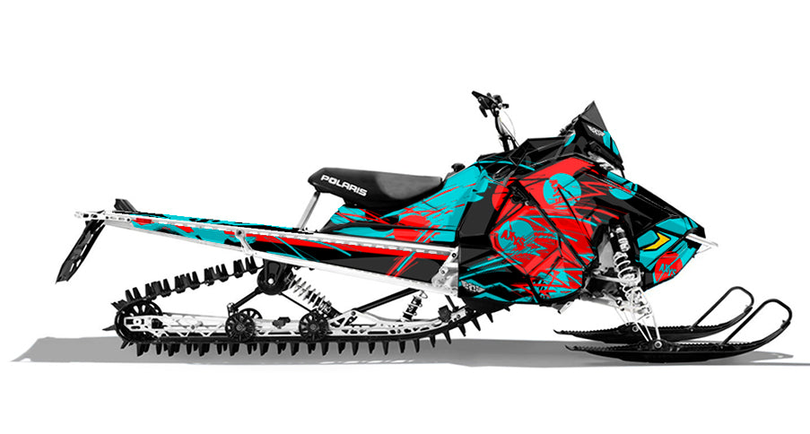 Tracked Up Sled Wraps - SCS Unlimited 