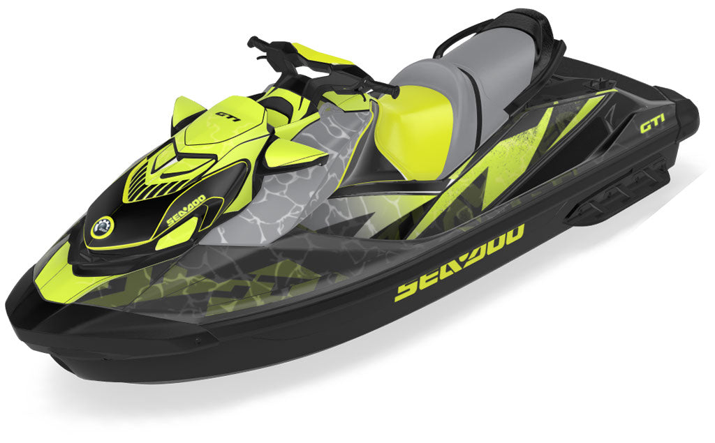 Tsunami ReefBlue CatGrey Sea-Doo GTI Graphics