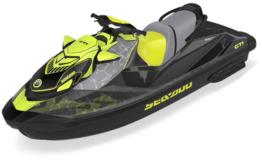 Tsunami ReefBlue CatGrey Sea-Doo GTI Graphics
