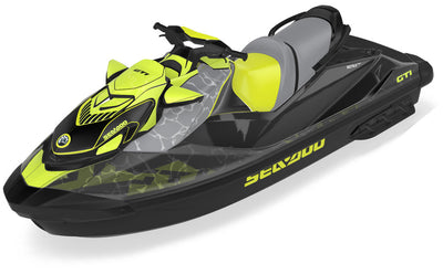 Tsunami ReefBlue CatGrey Sea-Doo GTI Graphics
