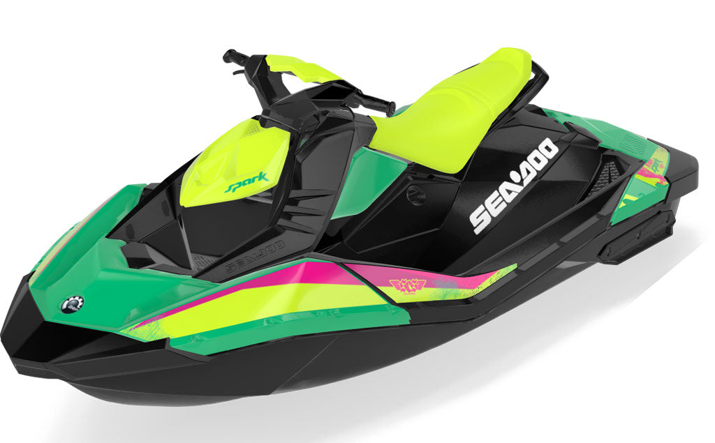 Wave Crew Sea-Doo Spark Graphics Manta Reef Premium Coverage