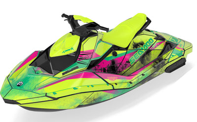 Wave Crew Sea-Doo Spark Graphics Manta Reef Less Coverage