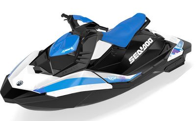 Wave Crew Sea-Doo Spark Graphics Red Black Premium Coverage