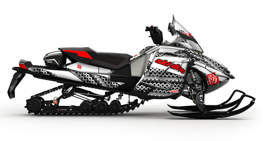 Winter Bloom Ski-Doo REV-XR Sled Wrap