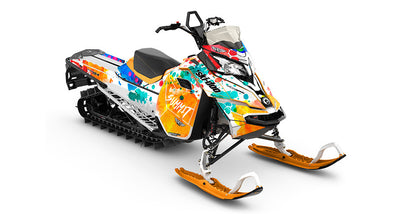 Powder Color Ski-Doo REV-XM Sled Wrap