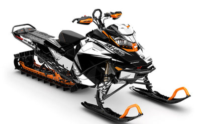 Zinger Yellow Black Ski-Doo REV Gen4 Summit Full Coverage Sled Wrap