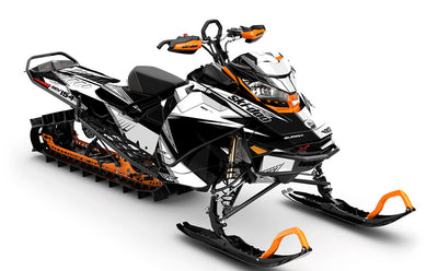 Zinger Yellow Black Ski-Doo REV Gen4 Summit Premium Coverage Sled Wrap