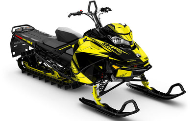 Zinger White Black Ski-Doo REV Gen4 Summit Less Coverage Sled Wrap