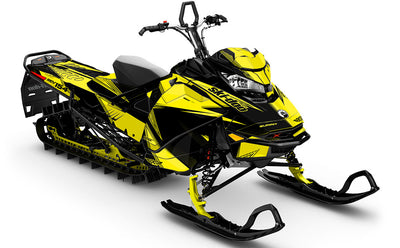 Zinger White Black Ski-Doo REV Gen4 Summit Premium Coverage Sled Wrap