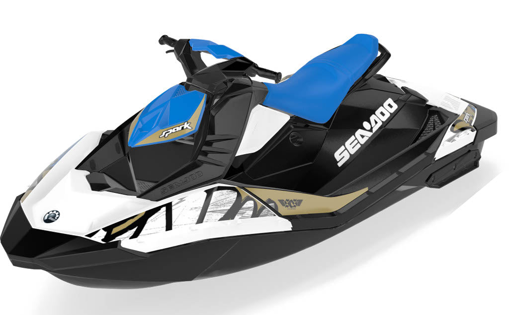 Zoovie Sea-Doo Spark Graphics Gold Black Max Coverage